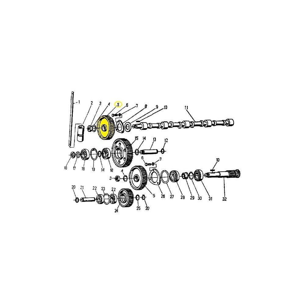 Koło zębate na wałek rozrządu 950424 C-360/Zetor ORYGINAŁ URSUS