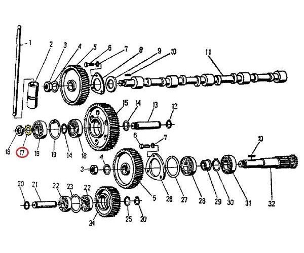 Podkładka zabezpieczająca oś koła MB4 950425 970734 C-360/Zetor ( sprzedawane po 50 )