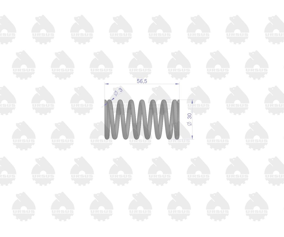 Sprężyna zaworu zewnętrzna 950508 Zetor sprzedawane po 10 C-360 ORYGINAŁ URSUS