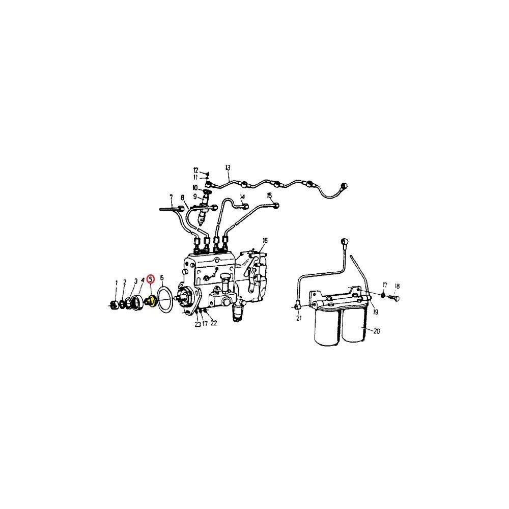 Sprzęgło pompy paliwowej 950834 C-360/385/Zetor (80009016)