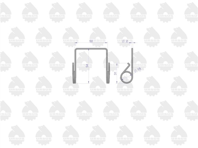 Komplet sprężyn sprzęgła C-330/360 50501120 Oryginał Ursus