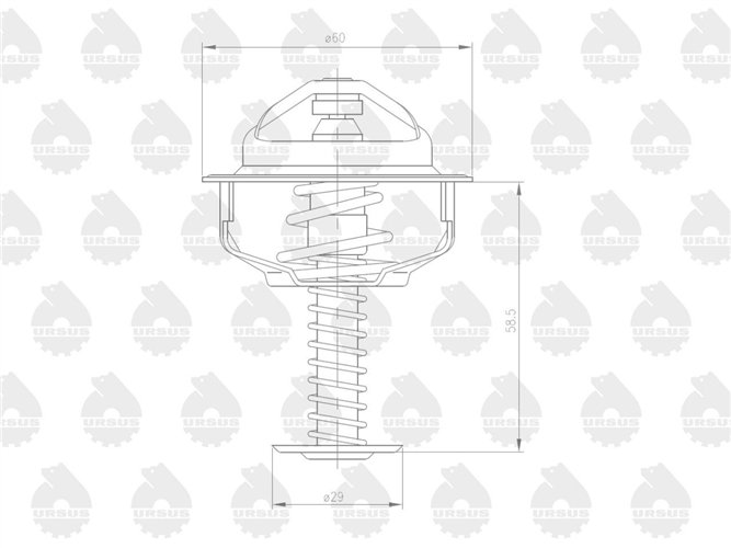 Termostat C-360 ORYGINAŁ URSUS