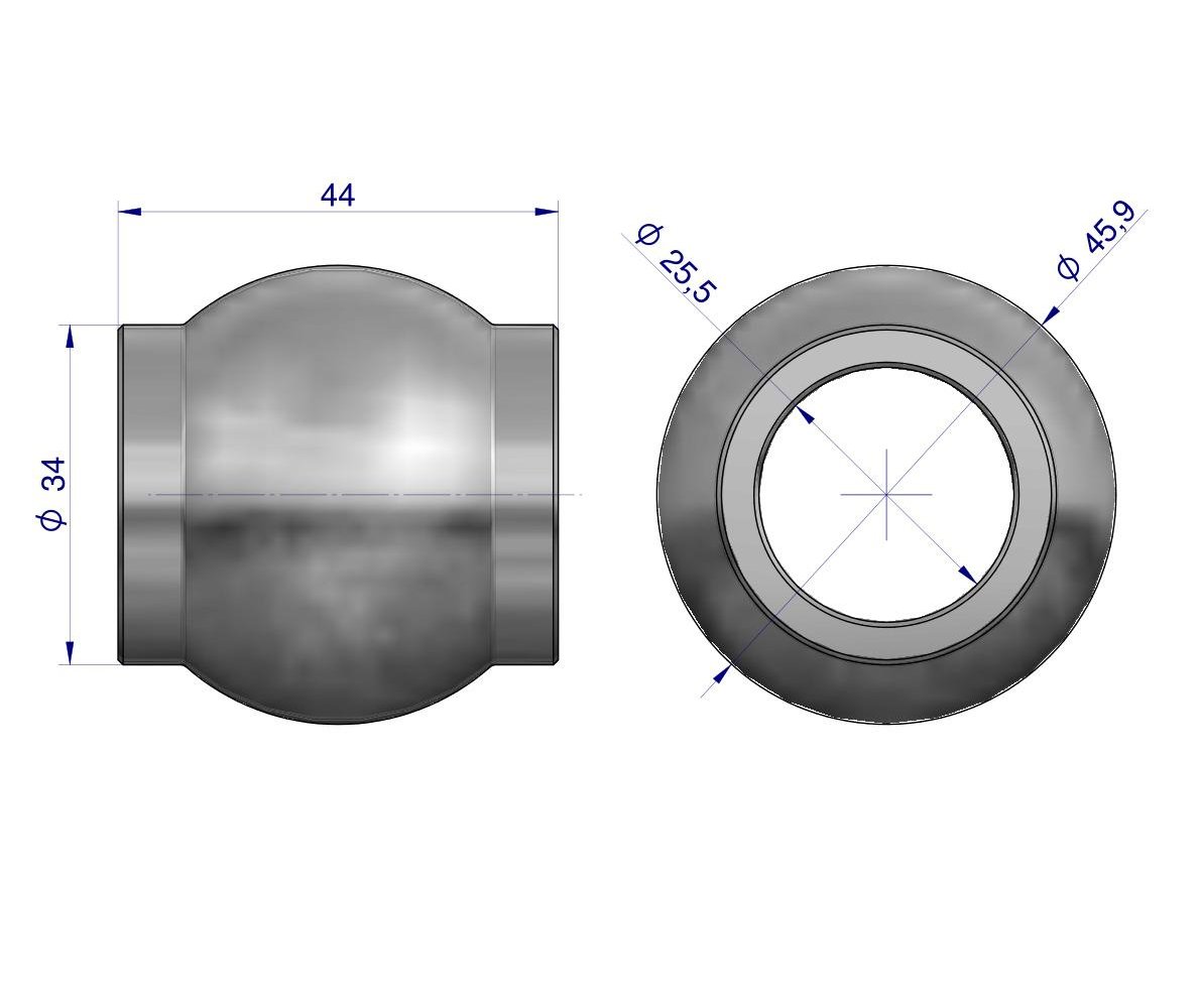 Kula ramienia podnośnika C-360