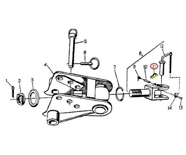 Bezpiecznik haka transportowego C-360