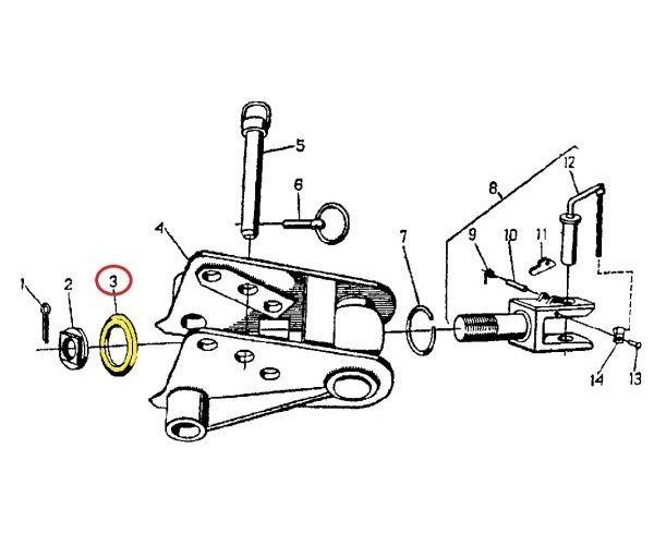 Pierścień amortyzatora haka transportowego C-360
