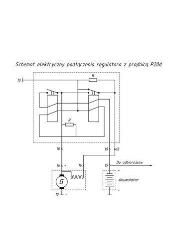 Regulator napięcia prądnicy RG15D C-360 PL