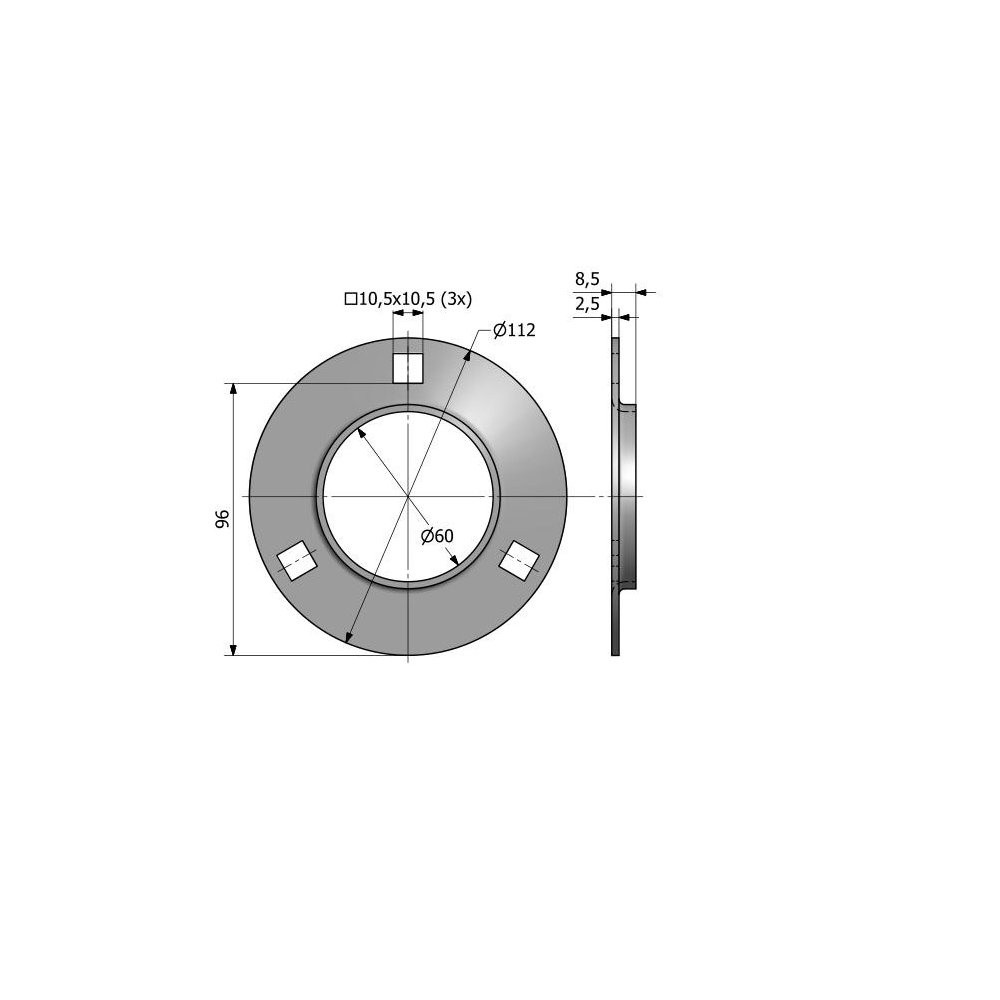 Oprawa łożyska P-206 Bizon/Anna