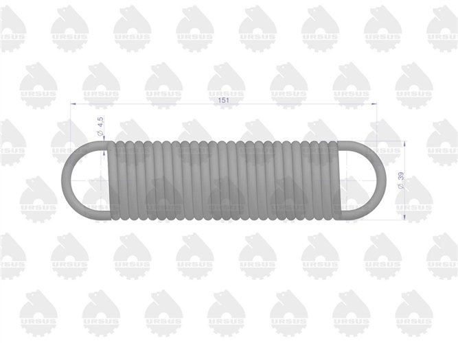 Sprężyna siedzenia GRAMMERA sprzedawane po 5 5211020010 C-330 C-360 ORYGINAŁ URSUS