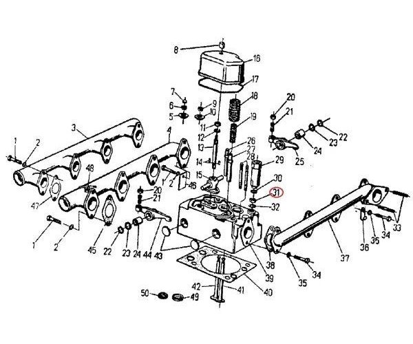 Nakrętka śruby głowicy kl. 8.8 M14 C-360 ( sprzedawane po 20 )