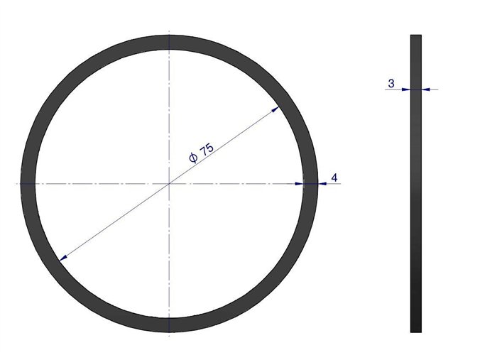 Uszczelka pokrywy filtra C-360 ( sprzedawane po 10 )