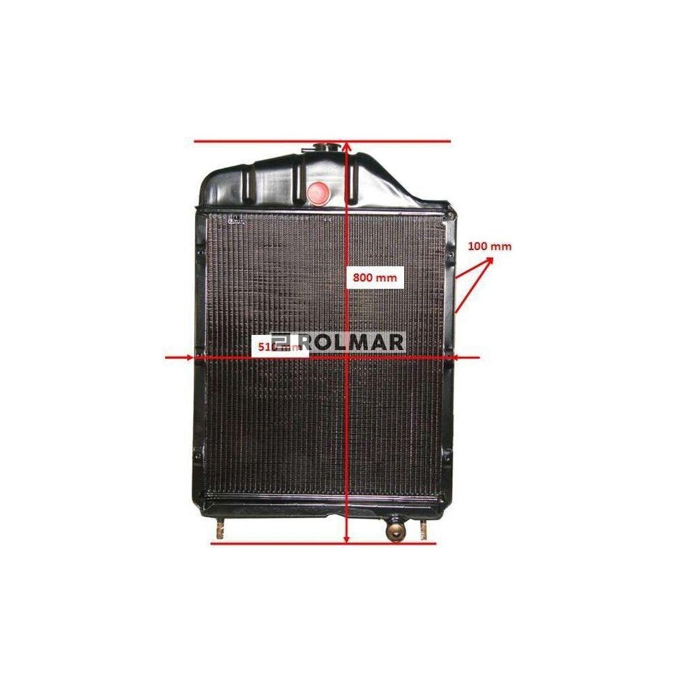 Chłodnica miedziana 912/914 stary typ dolne mocowanie C-385