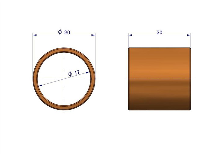 Tuleja dystansowa C-385