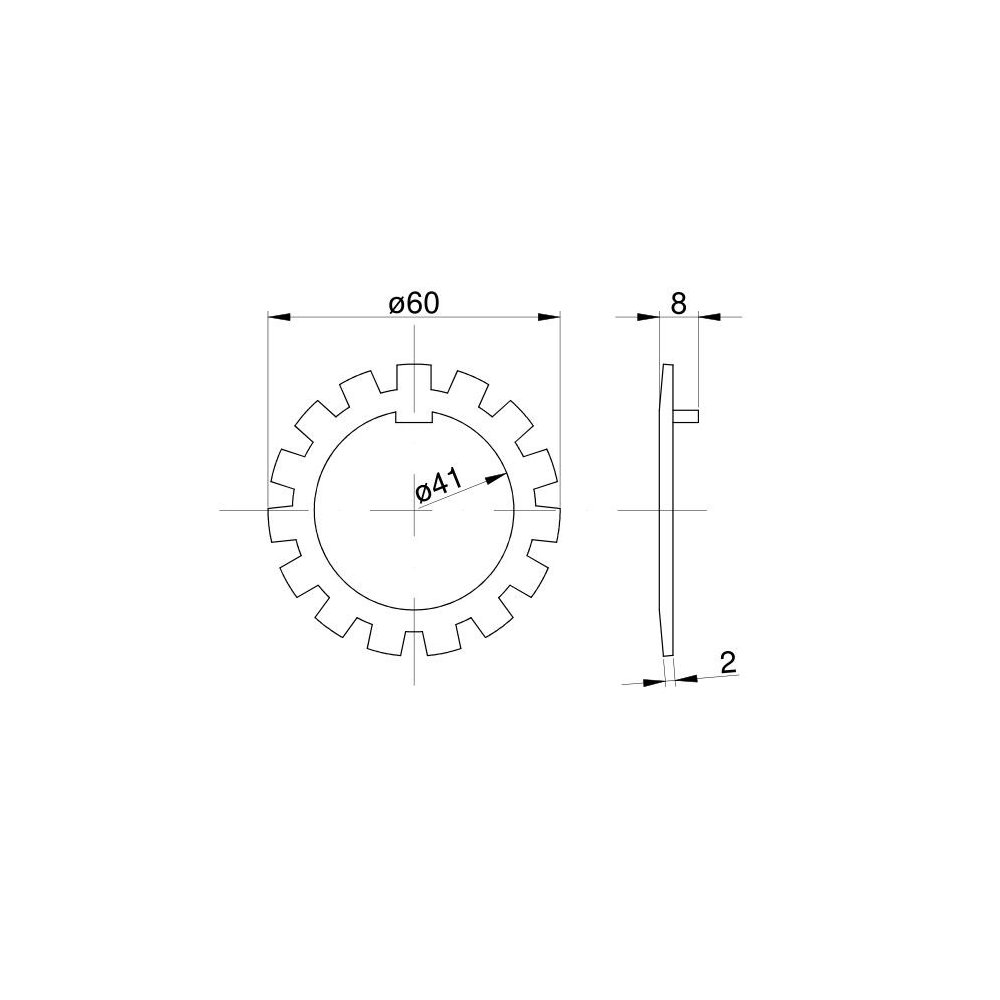 Podkładka zabezpieczająca (koronkowa) C-385