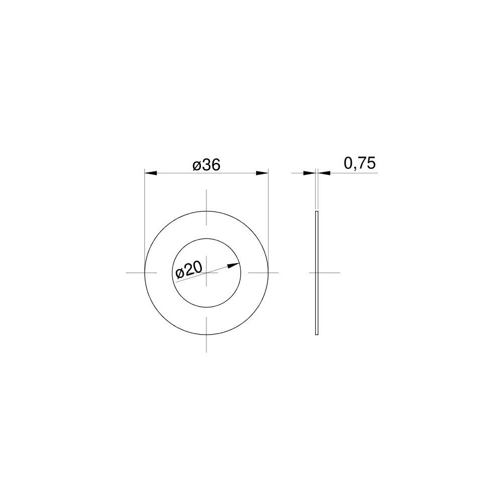Podkładka oporowa satelitów C-385