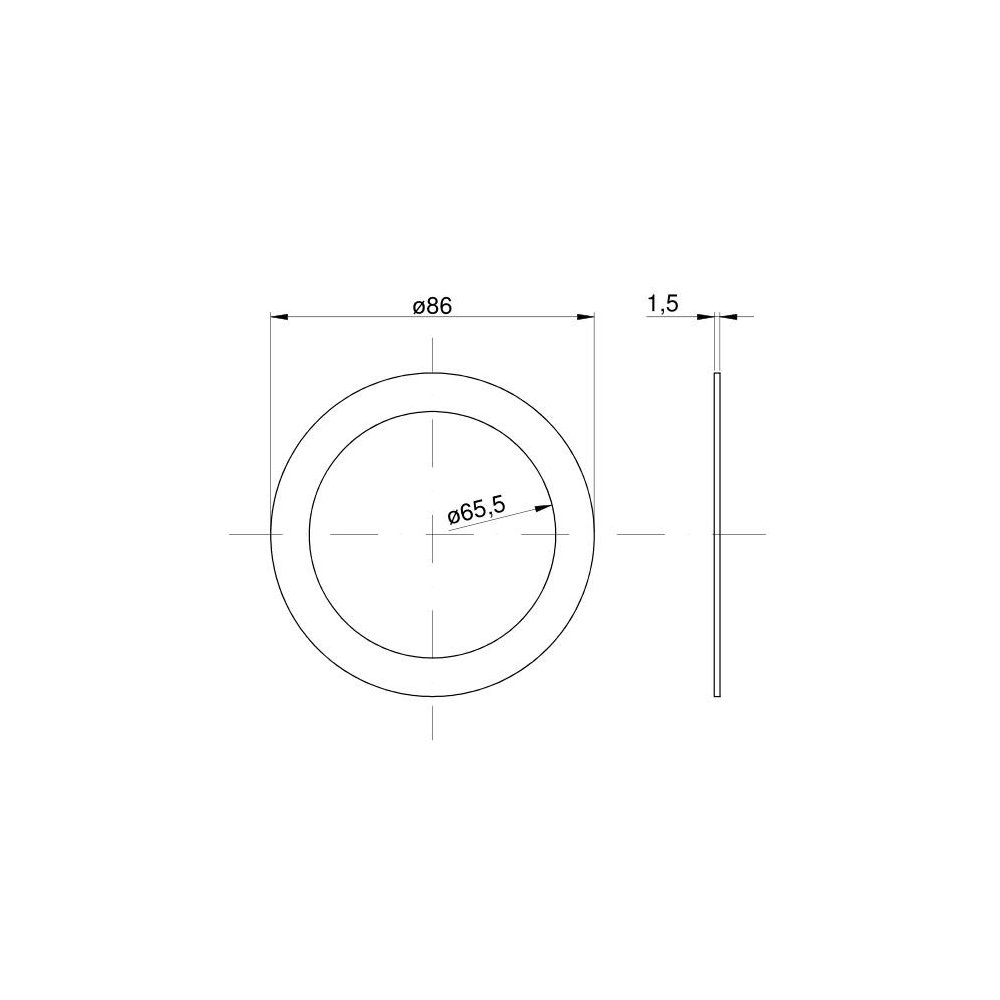 Podkładka śruby pokrywy cylindra wzmacniacza momentu C-385