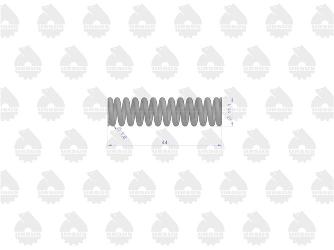 Sprężyna wzmacniacza momentu dł sprzedawane po 10 C-385 ORYGINAŁ URSUS