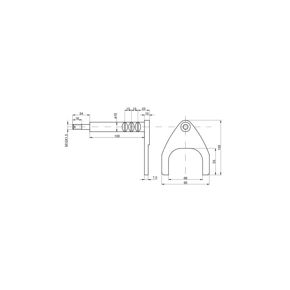 Widełki kompletne reduktora 80128020 C-385 Crystal