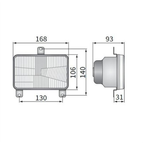 Reflektor Massey Ferguson 1693944M93