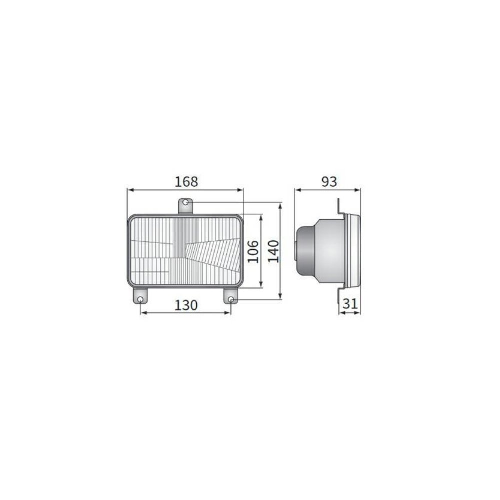 Reflektor Massey Ferguson 1693944M93