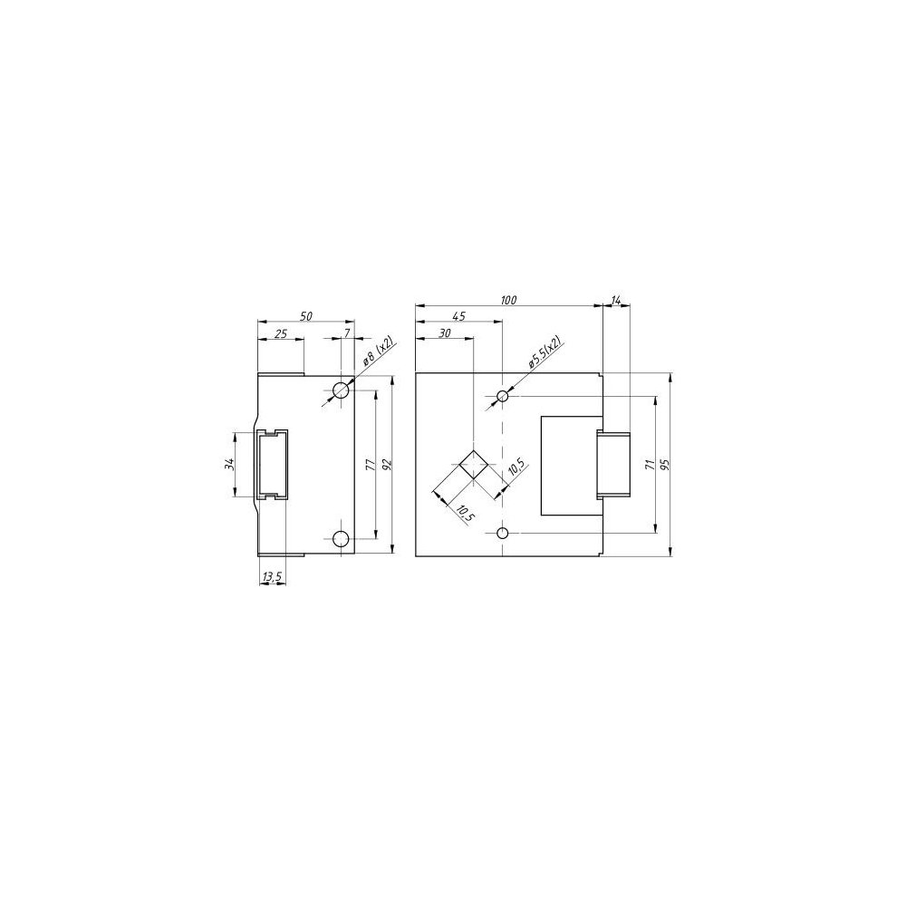 Zamek drzwi kabiny-lewy st.typ C-385
