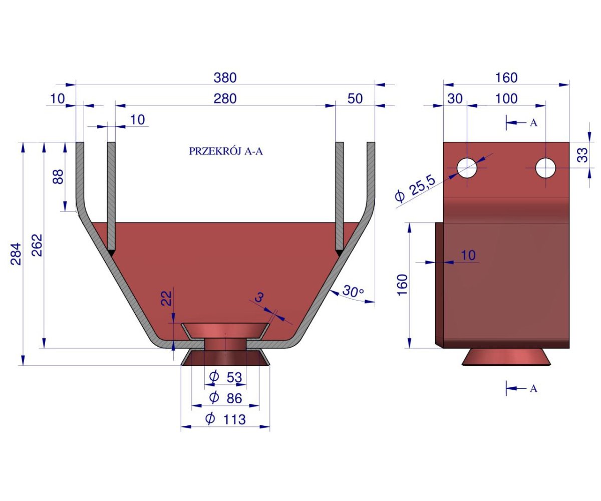 Nośnik zaczepu C-385