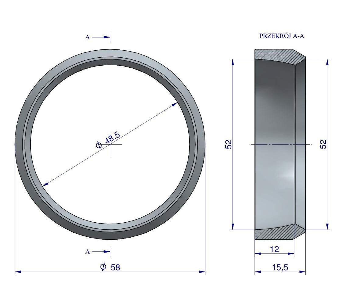 Pierścień główki łącznika C-385 4-cyl.