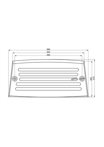 Siatka maski przednia n/t C-385
