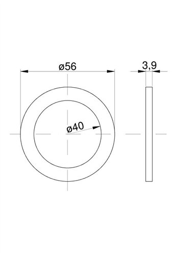 Pierścień oporowy skrzyni biegów 86121026 C-385