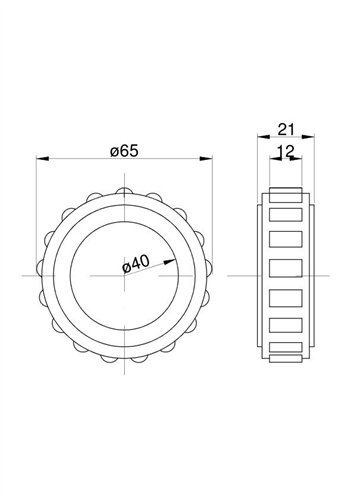 Złożenie łożysko igiełkowe PLC C-385