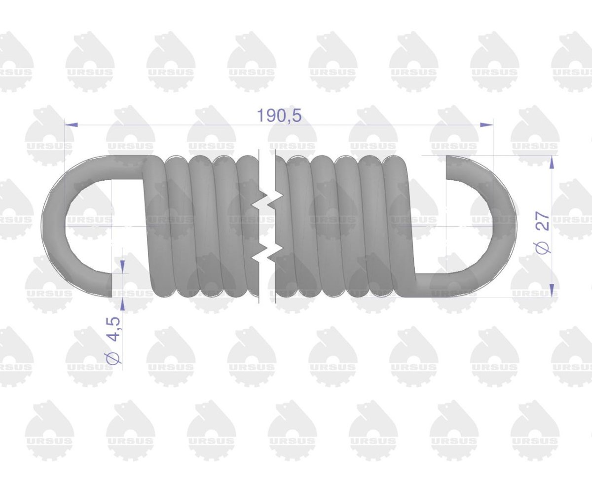 Sprężyna siedzenia sprzedawane po 5 C-385 ORYGINAŁ URSUS