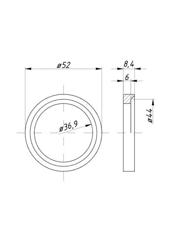 Gniazdo zaworu wydechowego C-385