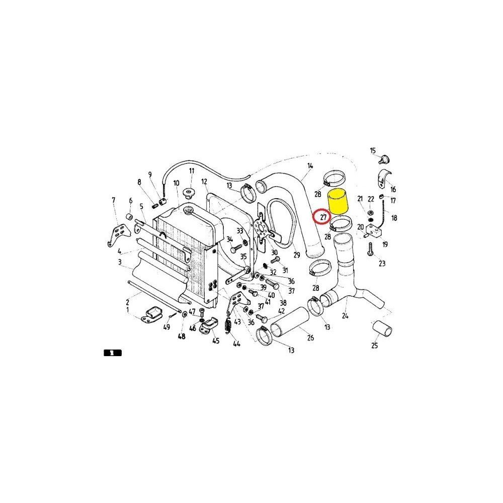 Przewód gumowy wody fi 50-90 zbrojony płótnem C-385