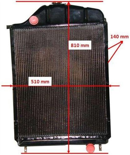 Chłodnica miedziana 1614 RM 6-cylindrowy dolne mocowanie turbo C-385