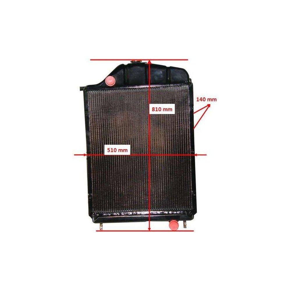 Chłodnica miedziana 1614 RM 6-cylindrowy dolne mocowanie turbo C-385