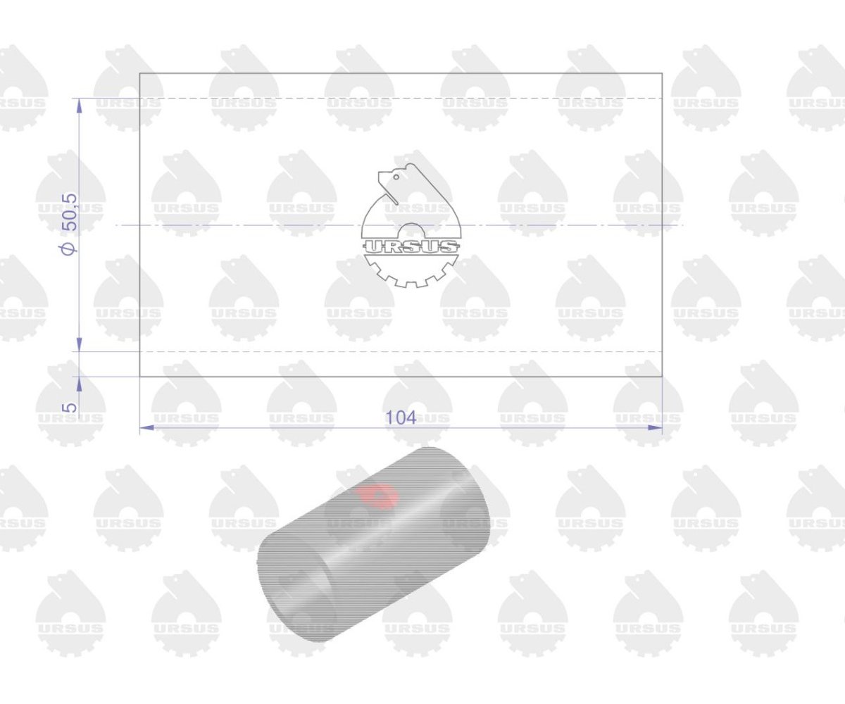 Zestaw komplet przewodów chłodnicy 4/6 cyl C-385 ORYGINAŁ URSUS
