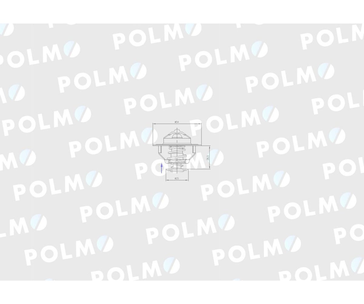 Termostat 98463637 Case POLMO