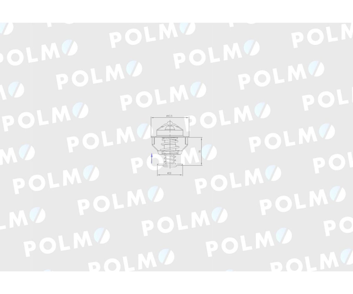 Termostat J928639 Steyr Case POLMO