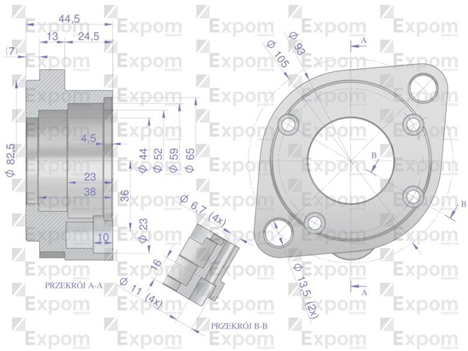 Głowica rozrusznika LAMBORGHINI DEUTZ SAME typu Magneton 9144821 Blue Line EXPOM KWIDZYN