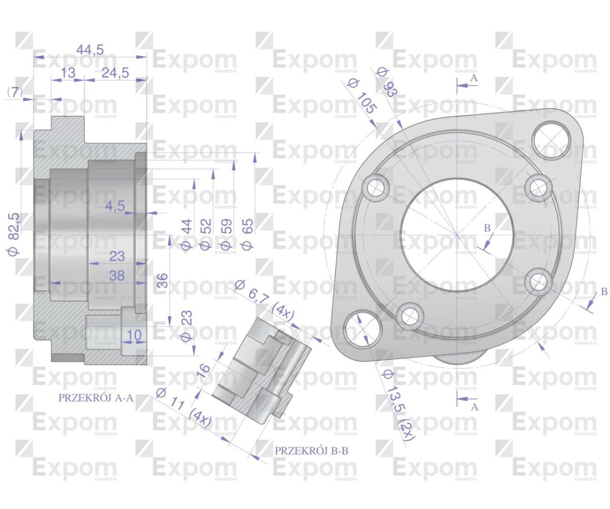 Głowica rozrusznika LAMBORGHINI DEUTZ SAME typu Magneton 9144821 Blue Line EXPOM KWIDZYN