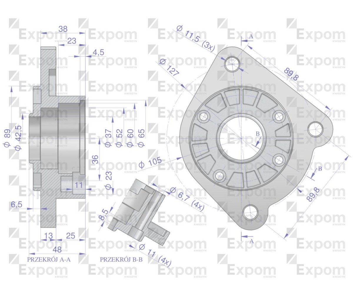 Głowica rozrusznika Fendt Renault typu Magneton 9142801 Blue Line EXPOM KWIDZYN