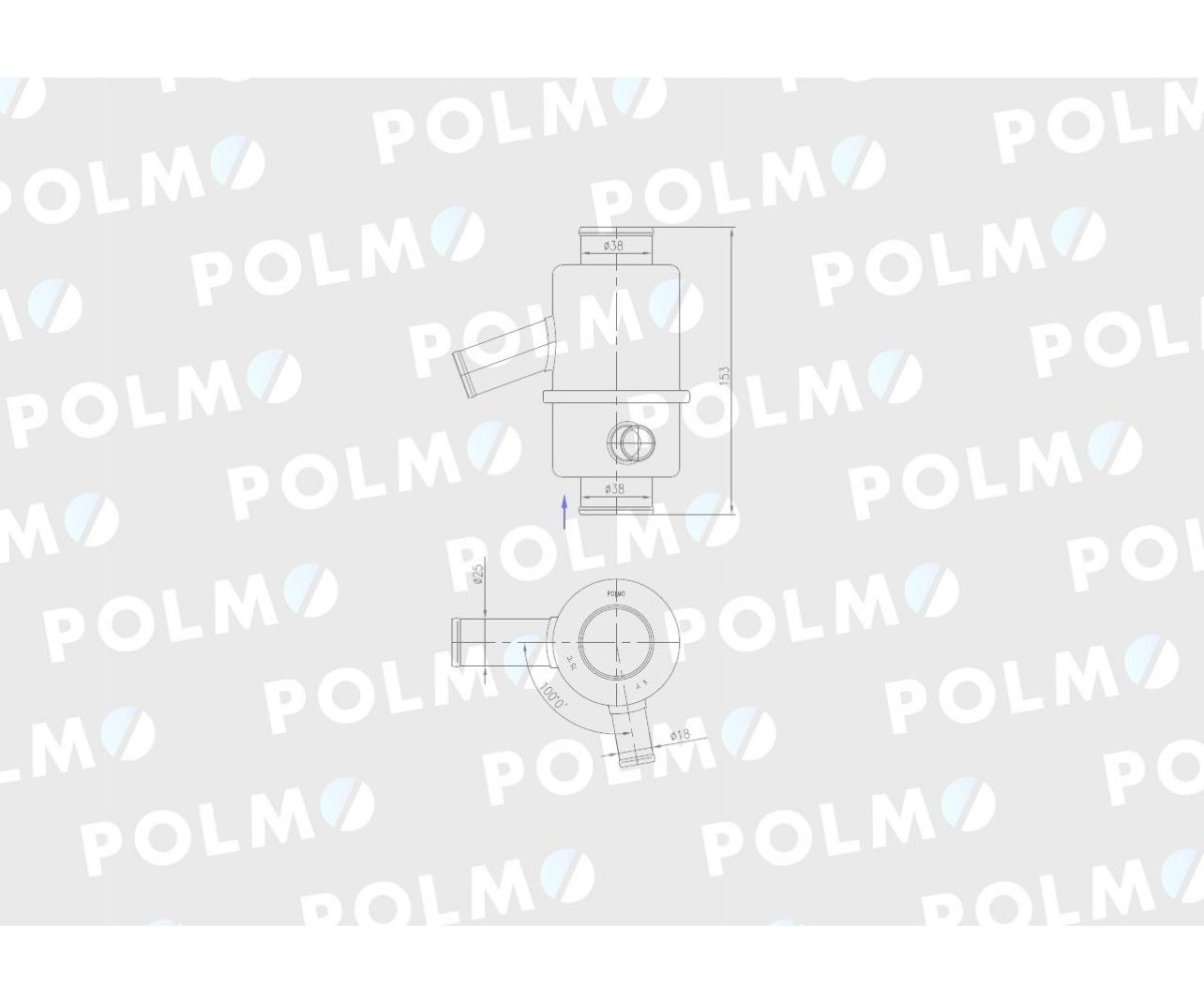 Termostat F28120005020 Renault Fendt POLMO