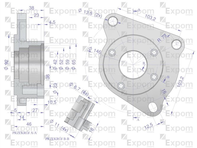Głowica rozrusznika typu Magneton 9142765 Blue Line EXPOM KWIDZYN