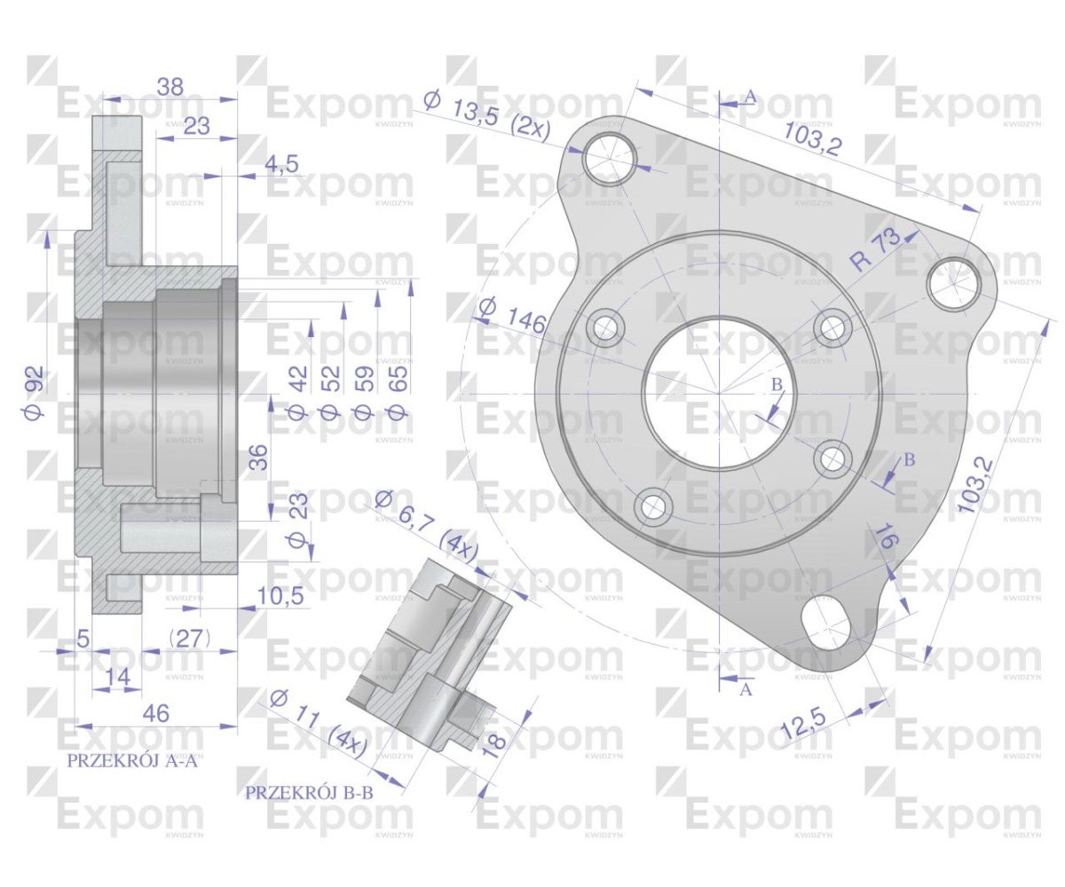 Głowica rozrusznika typu Magneton 9142765 Blue Line EXPOM KWIDZYN