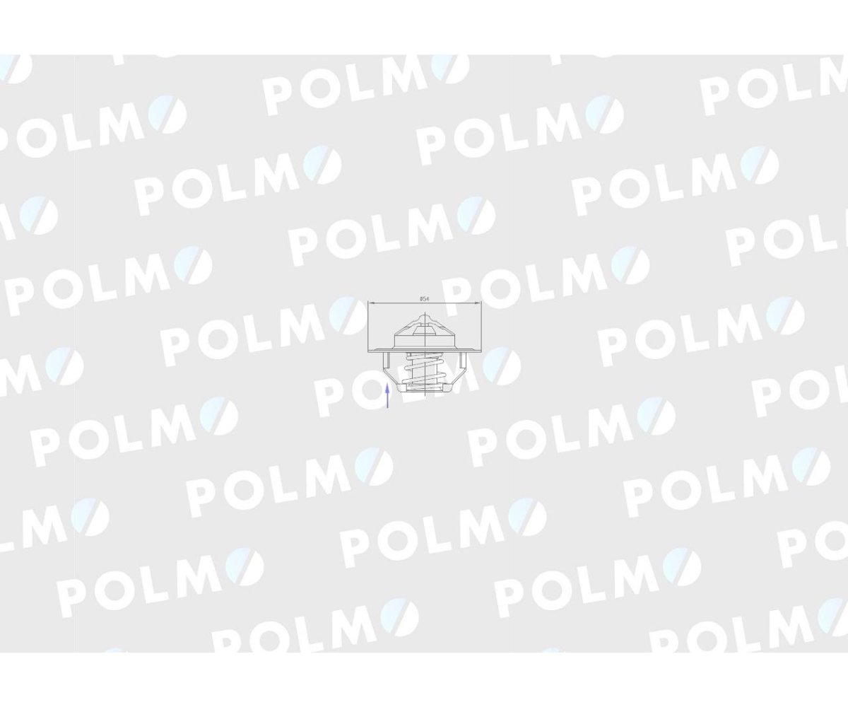 Termostat 83913835 Ford POLMO