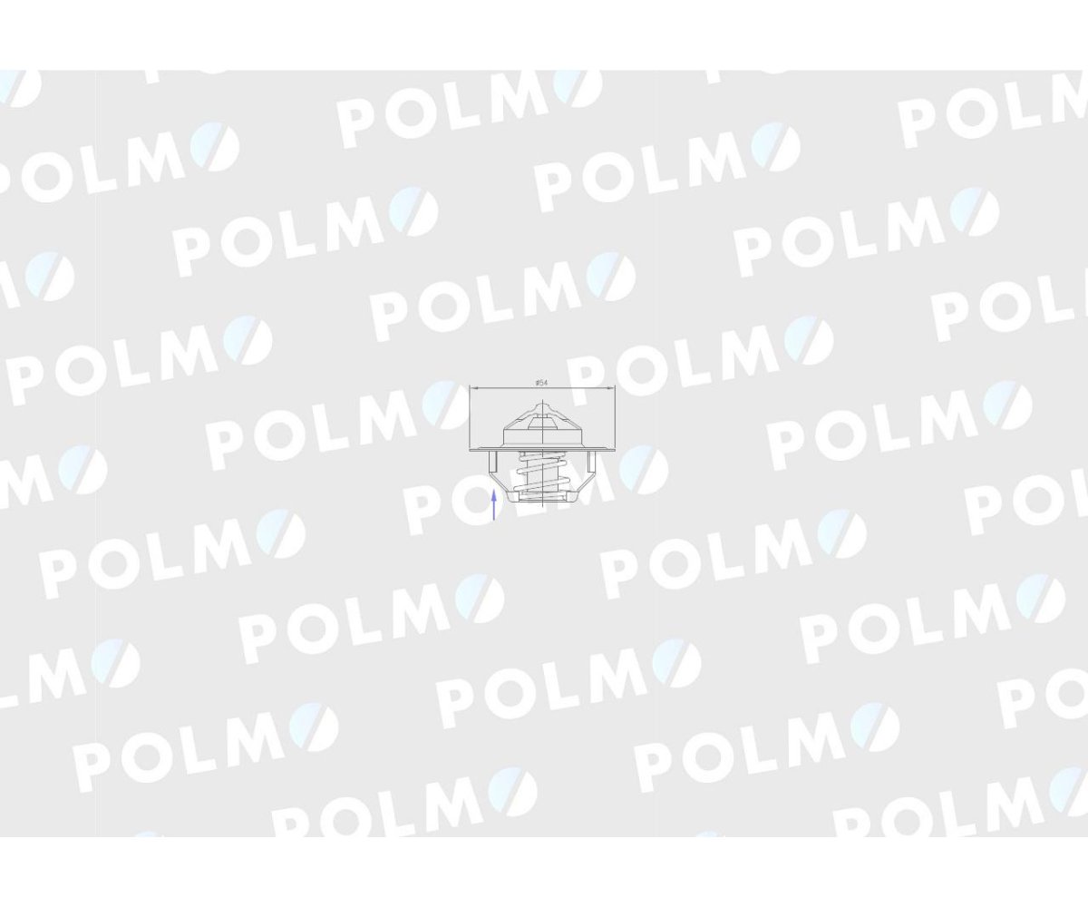 Termostat 83916917 Ford POLMO