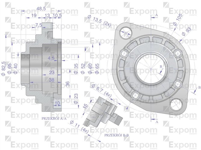 Głowica rozrusznika typu Magneton 9142700 Blue Line EXPOM KWIDZYN