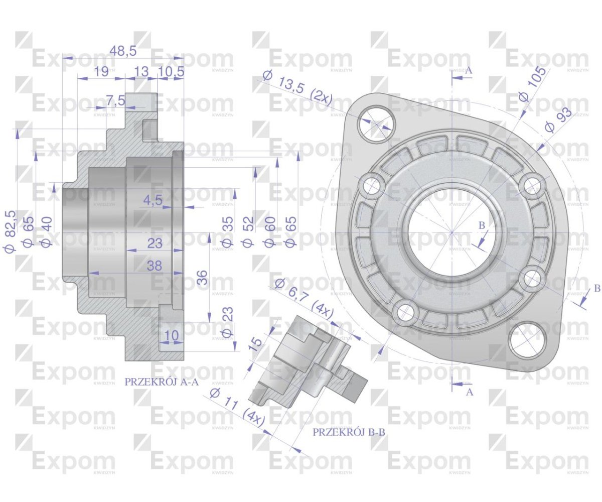 Głowica rozrusznika typu Magneton 9142700 Blue Line EXPOM KWIDZYN