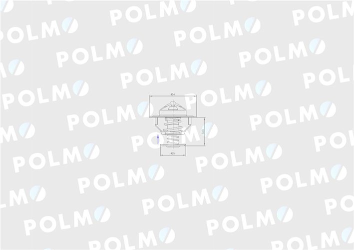 Termostat AR61538 JOHN DEERE POLMO