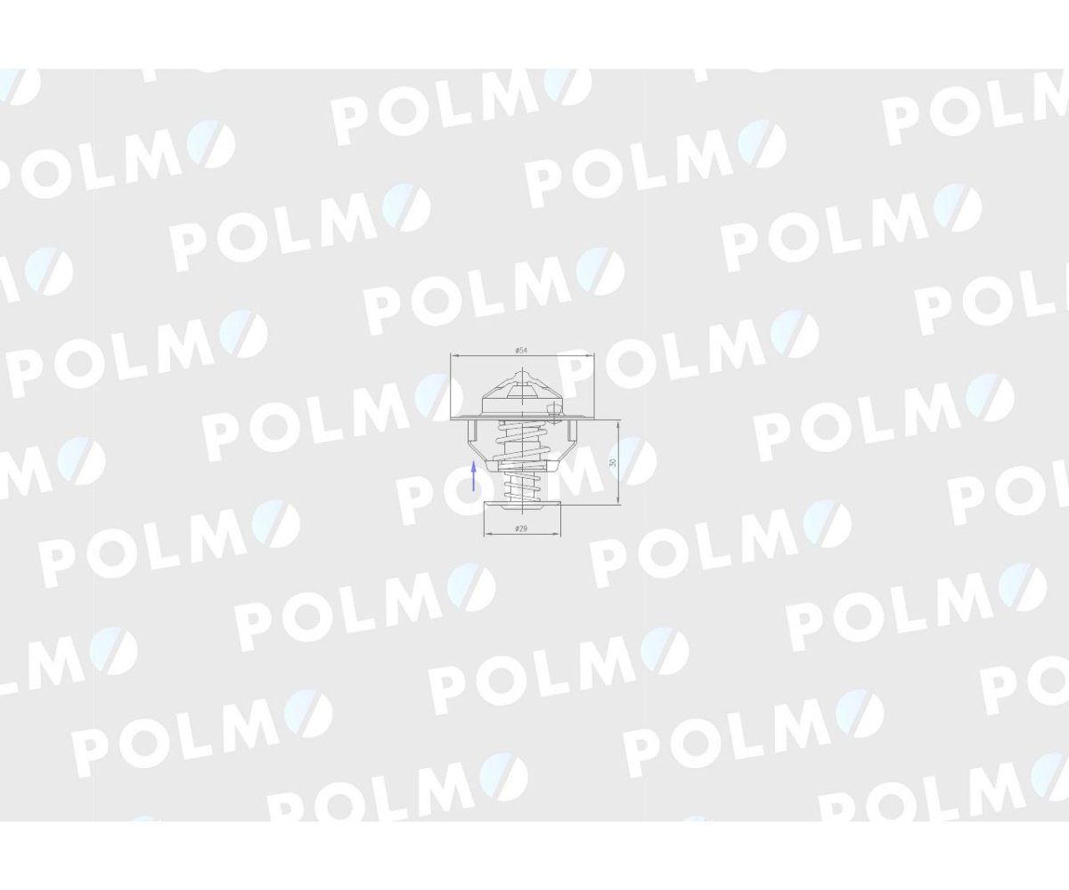 Termostat RE517011 JOHN DEERE POLMO