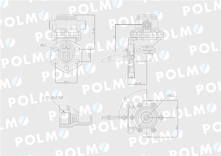 Pompa zasilająca 47108389 POLMO